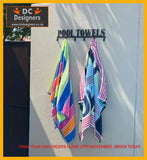 Pool Towels 6 Hook Towel Hanger Small Or Large Home Décor