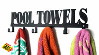 Pool Towels 6 Hook Towel Hanger Small Or Large Home Décor