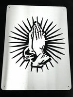 Praying Hands Mounted Wall Art