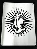 Praying Hands Mounted Wall Art