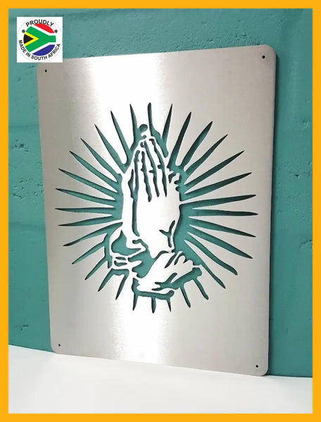 Praying Hands Mounted Wall Art