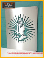 Praying Hands Mounted Wall Art