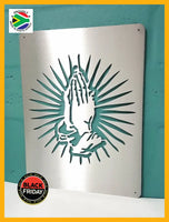 Praying Hands Mounted Wall Art