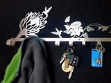 Protea Flower & Hummingbird Design Coat Key Hook Cap Hooks