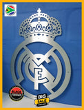 Real Madrid Football Club Crest Mounted Wall Art Design