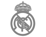 Real Madrid Football Club Crest Mounted Wall Art Design