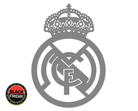 Real Madrid Football Club Crest Mounted Wall Art Design