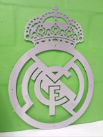 Real Madrid Football Club Crest Mounted Wall Art Design