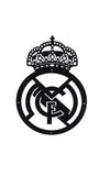 Real Madrid Football Club Crest Mounted Wall Art Design