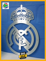 Real Madrid Football Club Crest Mounted Wall Art Design