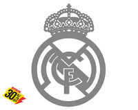 Real Madrid Football Club Crest Mounted Wall Art Design