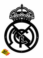 Real Madrid Football Club Crest Mounted Wall Art Design