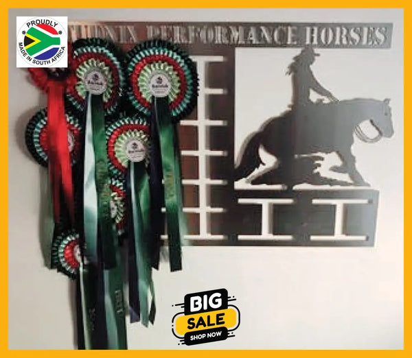 Reining & Western Mounted Rosette Hangers Horse