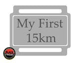 Ribbon Labels For First Achievement Running Medals 15Km