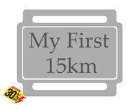 Ribbon Labels For First Achievement Running Medals 15Km