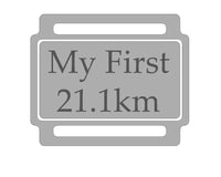 Ribbon Labels For First Achievement Running Medals 21.1Km - Half Marathon