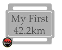 Ribbon Labels For First Achievement Running Medals 42.2Km - Marathon