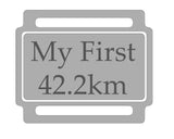 Ribbon Labels For First Achievement Running Medals 42.2Km - Marathon