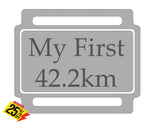 Ribbon Labels For First Achievement Running Medals 42.2Km - Marathon