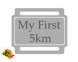 Ribbon Labels For First Achievement Running Medals 5Km