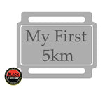 Ribbon Labels For First Achievement Running Medals 5Km