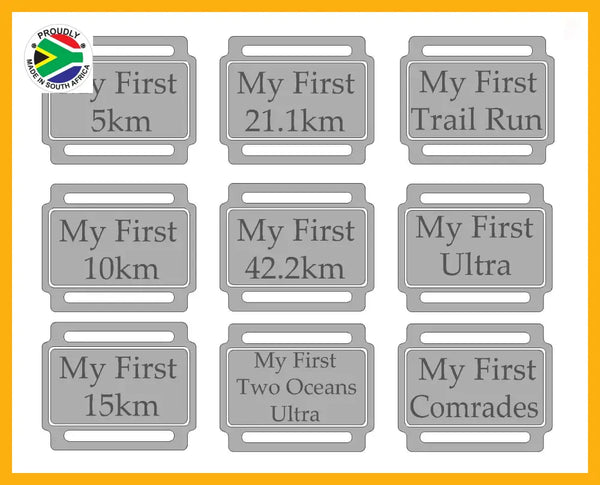 Ribbon Labels For First Achievement Running Medals