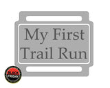 Ribbon Labels For First Achievement Running Medals Trail Run