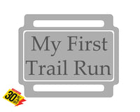 Ribbon Labels For First Achievement Running Medals Trail Run