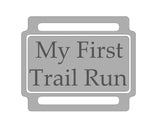 Ribbon Labels For First Achievement Running Medals Trail Run