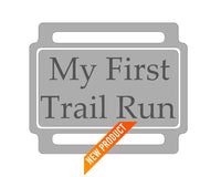 Ribbon Labels For First Achievement Running Medals Trail Run