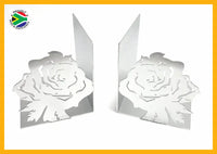 Rose Flower Book Ends Home Décor