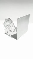 Rose Flower Book Ends Home Décor