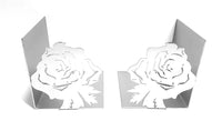 Rose Flower Book Ends Home Décor