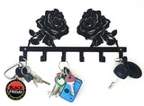 Rose Flower Key Hook Hooks