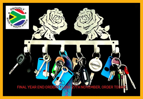 Rose Flower Key Hook Hooks