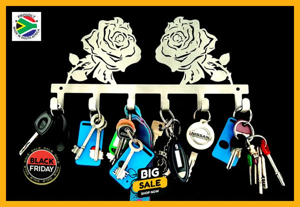 Rose Flower Key Hook Hooks