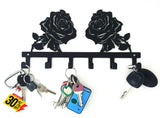 Rose Flower Key Hook Hooks