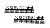 Rowing Pair 48 Tier Medal Hanger Sports Hangers