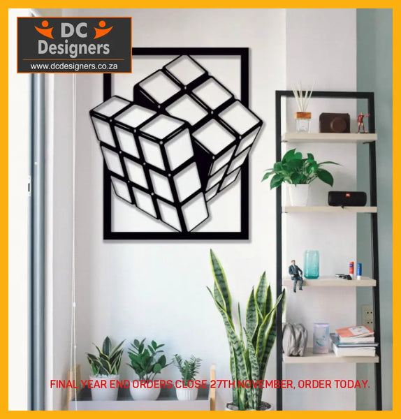 Rubik’s Cube Wall Art Dog Kennel & Run Accessories