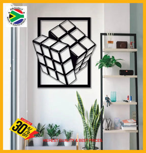 Rubik’s Cube Wall Art Dog Kennel & Run Accessories