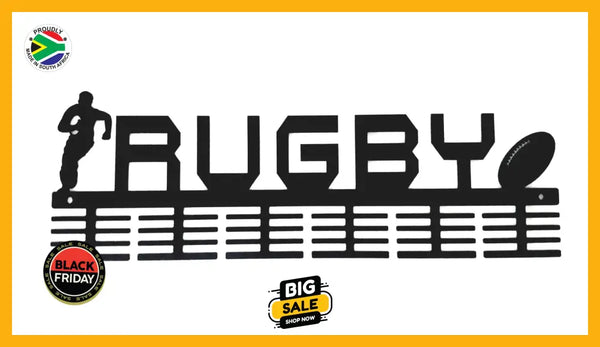 Rugby Figures 48 Tier Medal Hanger Sports Medal Hangers