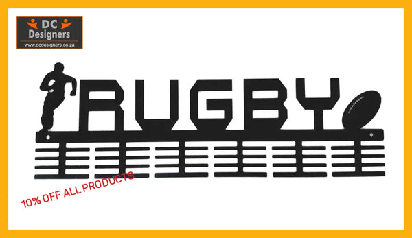 Rugby Figures 48 Tier Medal Hanger Sports Medal Hangers