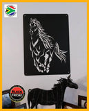 Running Horse Laser Cut Wall Art Wall