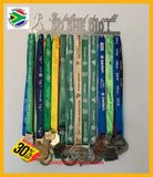 She Believed She Could So Did Running 48 Tier Medal Hanger Stainless Steel Brush Finish Sports