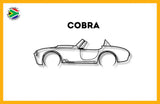 Shelby Cobra Detailed Silhouette Metal Wall Art