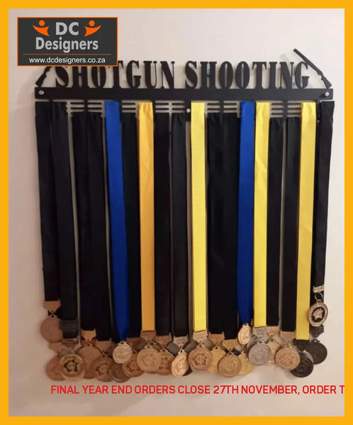 Shotgun Shooting Medal Hanger Sports Medal Hangers