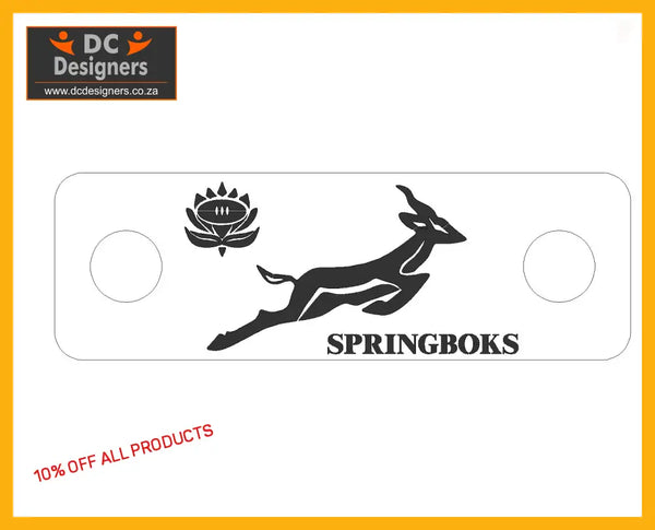 Springboks Individual Shoelace Tag Shoe Lace Tags