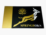 Springboks Rugby Mounted Wall Art Design Black & Gold