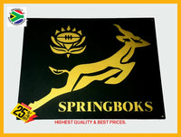 Springboks Rugby Mounted Wall Art Design Black & Gold