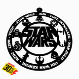 Star Wars Iconic Design Wall Art